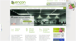 Desktop Screenshot of encon.be