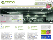 Tablet Screenshot of encon.be